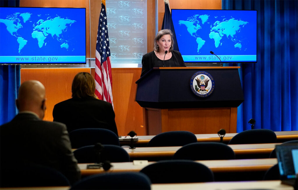 Заместитель госсекретаря США по политическим делам Виктория Нуланд