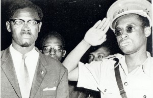 Лумумба и Мобуту в 1960 году