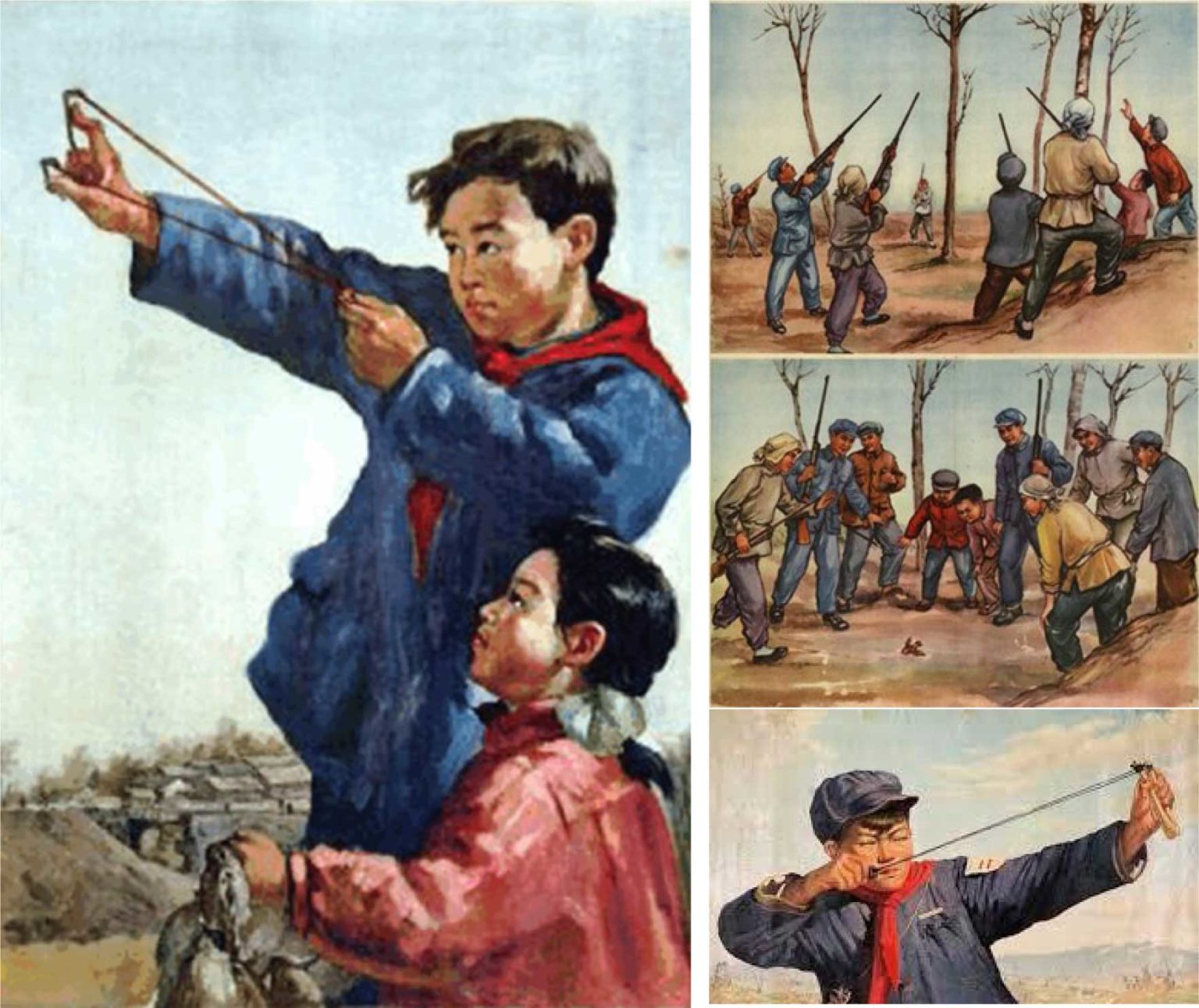 Китай Мао истребление Воробьев